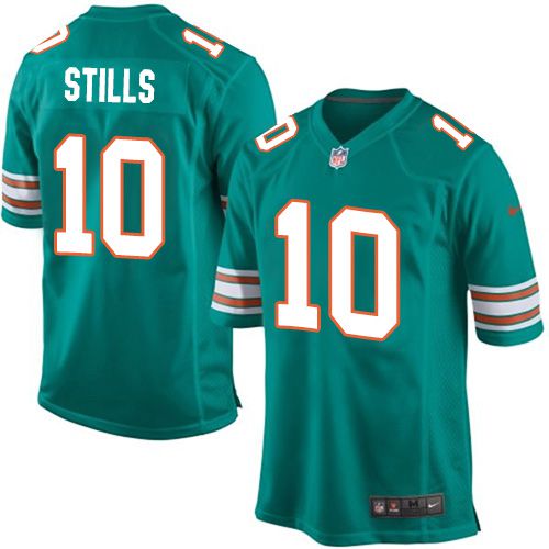 Men Miami Dolphins 10 Kenny Stills Nike Green Game NFL Jersey